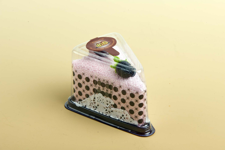 Полотенце - Кусочек торта «Малиновое суфле»