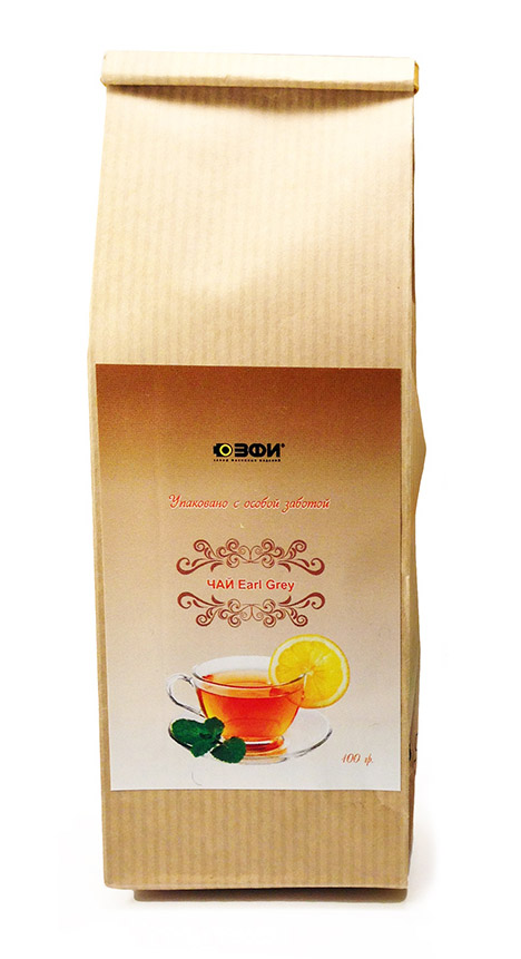 Чай в пакетах из крафт-бумаги с логотипом