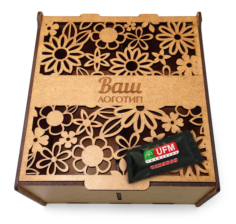 Кофе в пакетиках в подарочных коробочках с логотипом