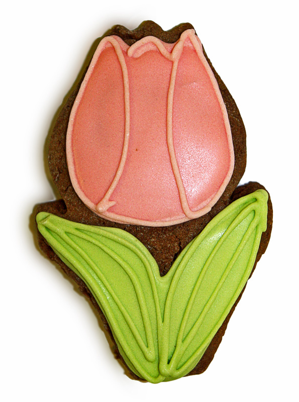 Фигурное печенье 'Цветок' – корпоративные подарки для женщин