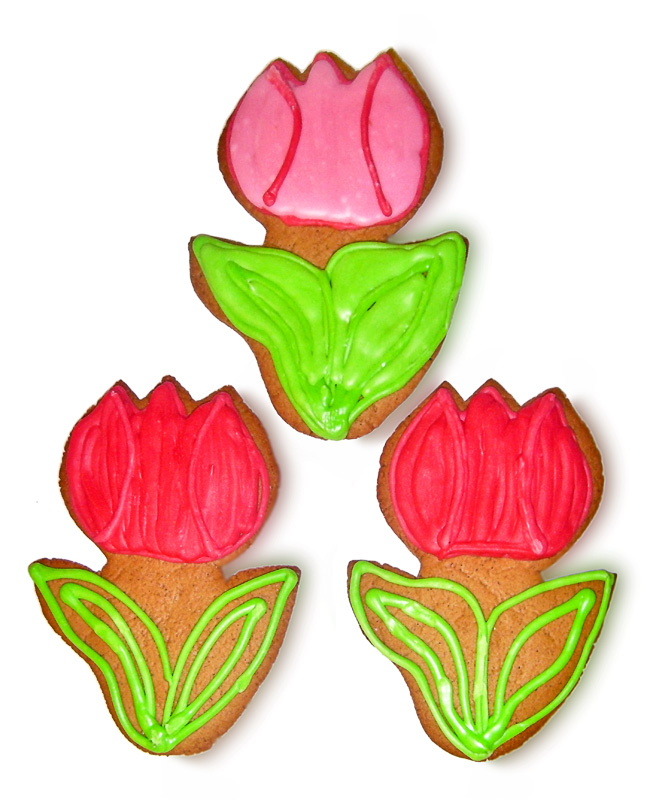 Фигурное печенье 'Цветок' – корпоративные подарки для женщин
