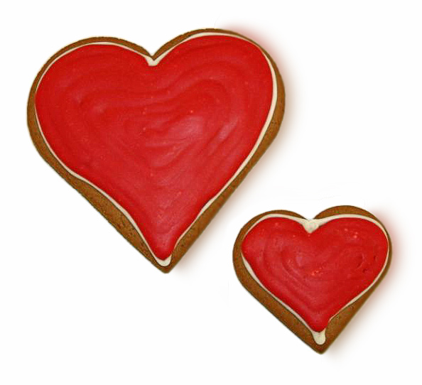 Рекламное печенье на день Святого Валентина