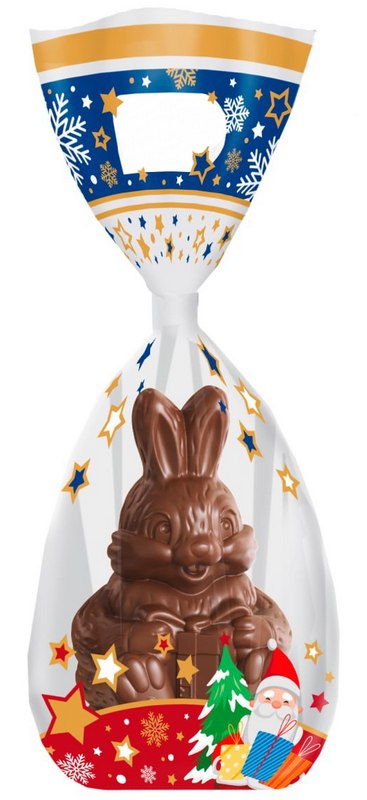 Разнообразные фигурки зайцев и кроликов из шоколада