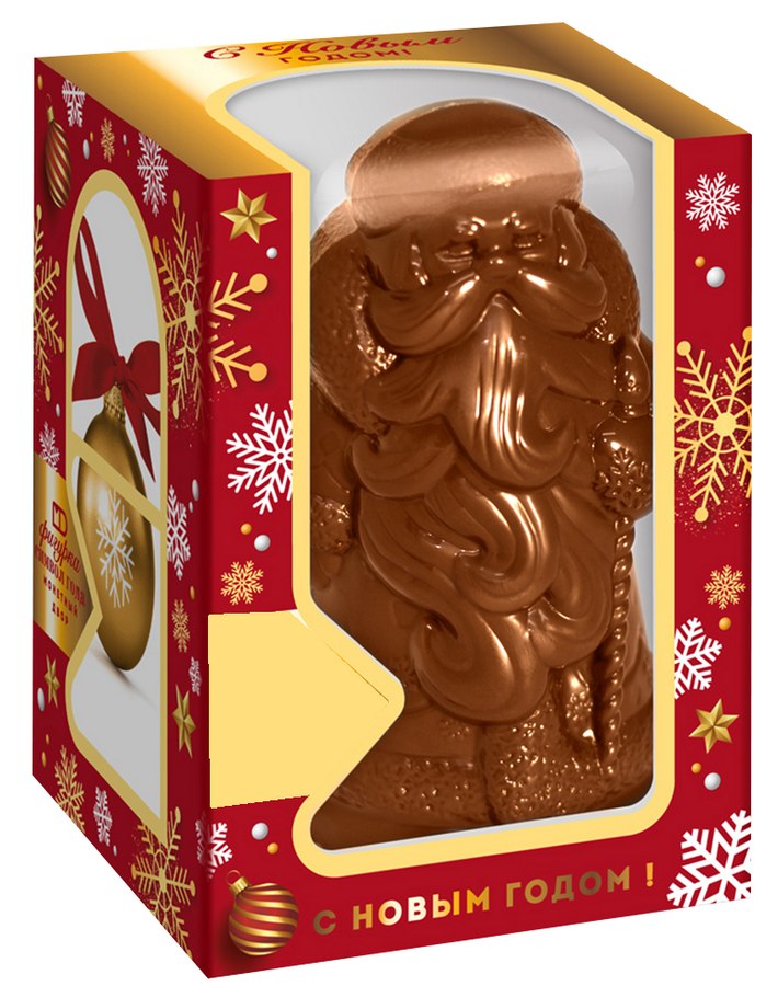Шоколадные фигурки Деда Мороза