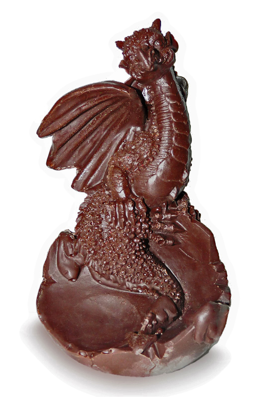 Шоколадные драконы в восточном стиле, в ассортименте